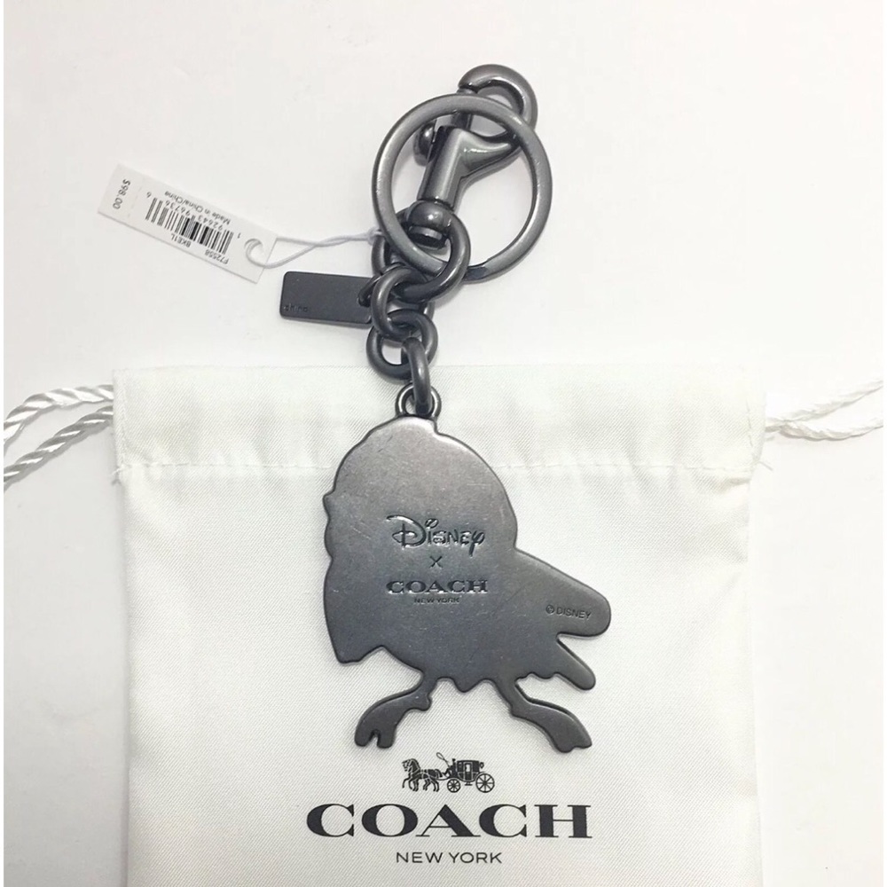 Coach Disney Bluebird Keychain Bag Charm NWT - Picture 8 of 8